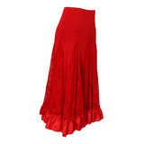 De Baile Ropa De Para Mujer Moda De Chicas Ajustable De Rojo