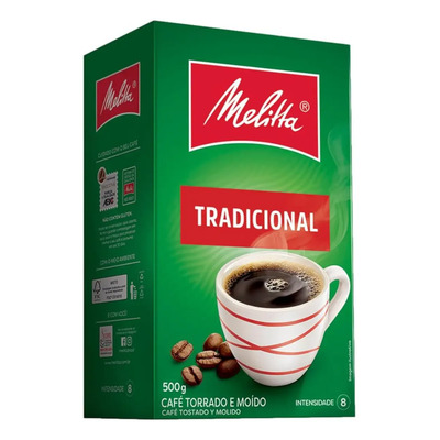 Café Melitta Tradicional À Vácuo Torrado E Moído Caixa 500g | Frete grátis