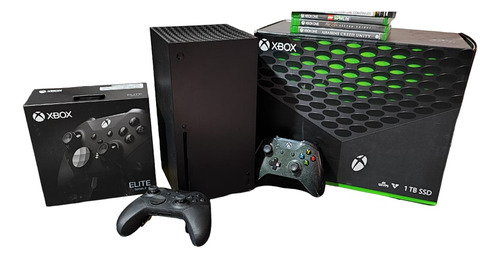 Xbox Series X Con 13 Juegos Y Control Elite