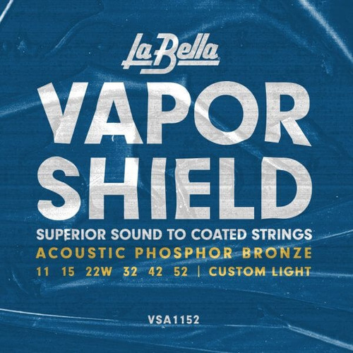 La Bella Vapor Shield Custom Light 11-52 Cuerdas De Guitarra