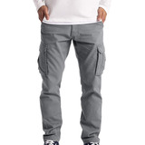 Pantalones Casuales Para Hombre, Pantalones Cargo Para Jóven