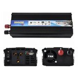 Inversor De Coche Pequeño 24v-110v 2000w Con Accesorios Usb