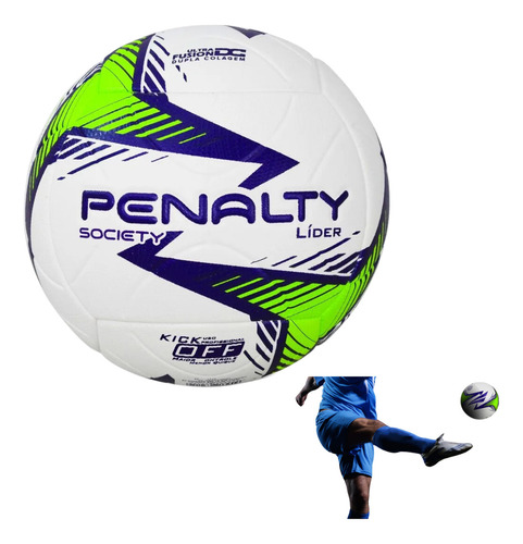 Bola Futebol Society Líderxxi Branca Penalty Oficial Oferta 