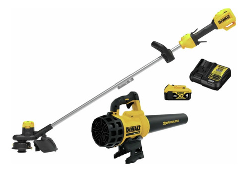 Desbrozadora Césped, Sopladora Y Batería. Dewalt Brushless.