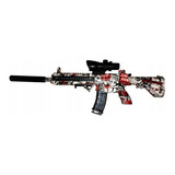 Pistola Hidrogel M416 Electrica-doble Cargador- 5mil Bolitas
