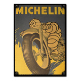 #385 - Cuadro Vintage 30 X 40 - Moto Michelin Cartel Poster