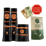 Kit Haskell Encorpa Cabelo Engrossador Shp/cond/masc 500ml/g