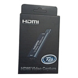 Capturadora De Video Streaming Fhd Hd 1080 Hdmi 4k Usb 2.0