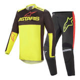 Conjunto Motocross Alpinestars Mx  - Fluid Triple 21