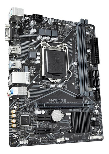 Placa Mãe Gigabyte H410m S2 Lga 1200 10º Geração Ddr4 Matx