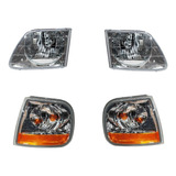 Juego Faros Y Cuartos F150 F-150 2000 2001 2002 2003 Depo