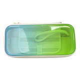 Estuche De Transporte Tornasol Verde Compatible Con Switch