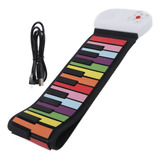 Piano Enrollable Portátil De 49 Teclas Para Niños, Flexible,