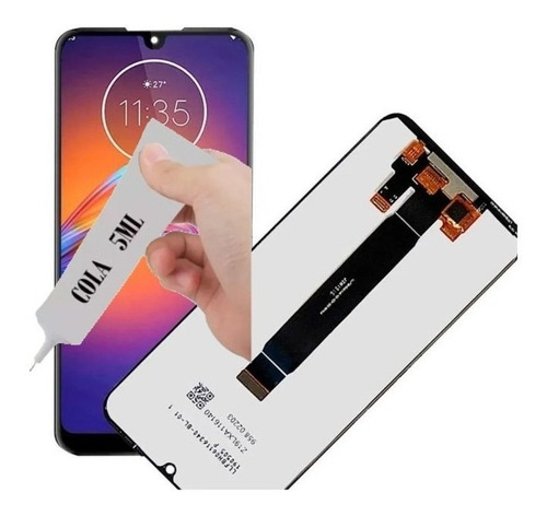 Display Frontal Touch Tela Para Moto E6 Plus Xt2025-1 + Cola