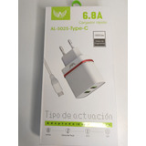 Carregador Celular 6.8 Turbo Usb Tipo C