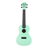 Ukelele Kala Waterman Concierto Con Funda Color Verde