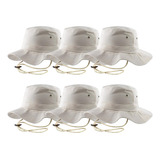 Pack 6 Sombrero Pescador Sombrero Para Sol Bucket Hat Gorros