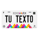 Placas Para Auto Personalizadas Estado De Mexico 