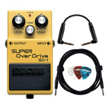 Paquete Boss Sd-1 Super Overdrive Con Cable De Instrumento D