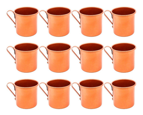 24 Caneca Moscow Mule Diferente Drink Premium Aluminio 320ml