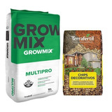 Sustrato Growmix Terrafertil 80lt Chips Decorativos 5lt Grow