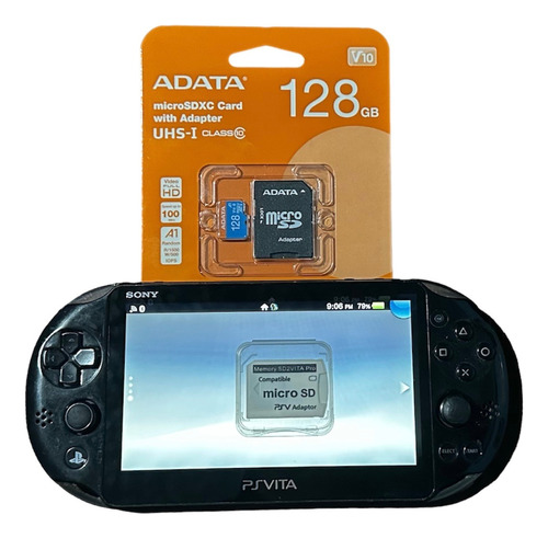 Memoria Para Psvita 128gb Incluye Adaptador Sd2vita Ll,ena