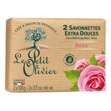 Le Petit Olivier Jabon Etra Suave Rosa 2x100g Andina Grains