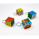 Set 12 Mini Llaveros Rubik Sorpresas De Cumpleaños Y Regalos