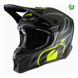 O'neal 10srs Carbon Casco Motocross Race V.20 Negro/neon Yel