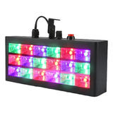 18 Led Colorido Etapas Luz Fiesta Rgb Luces Flash Party