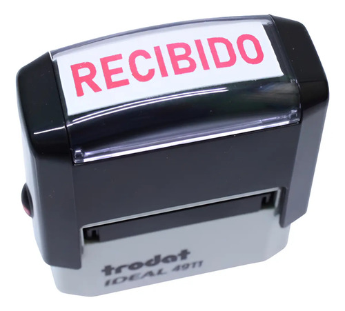 Sello Trodat 4911 Comercial Rectangular Tinta Roja | MercadoLibre