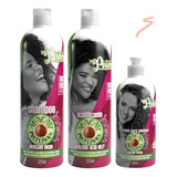 Soul Power Abacate Prot Shampoo+ Acidificante+ Creme 500g