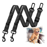 Paquete De 2 Cinturones De Seguridad Ajustables Para Perros,