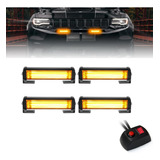 Set Barras Led Torreta Estrobo Cob 40w P/auto 12-24v 14modos