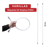 Repuesto Varilla 60cms Para Kit Limpieza Chimenea Pellet