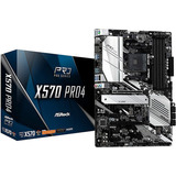 Tarjeta Madre Asrock X570 Pro4 Amd Ryzen Ddr4 Pcle 4.0 Color Negro