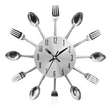 Para 12 Pulgadas De Cocina Tenedor Y Cuchara Reloj De Pared