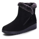 Botas De Nieve Cálidas Polares Impermeables Para Mujer,