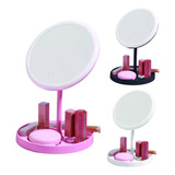 25pz Espejo Luz Led Maquillaje Tocador Organizador Touch Usb