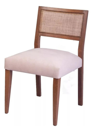 Silla Madera Paraiso Comedor Respaldo Esterilla Tapizado 