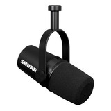 Micrófono Shure Mv7x Dinámico Cardioide Negro Xlr