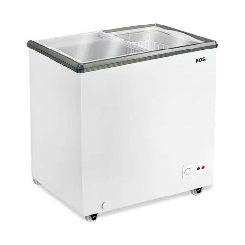 Freezer Geladeira Expositora 2 Portas Horizontal Ecogelo Eos