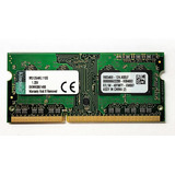 Memoria Ram 8gb Kingston Pc3l-12800s 1.35v Sodimm Laptop