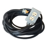 Extension Cable Uso Rudo 15m Calibre 14 Reforzada 100% Cobre