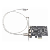 Placa Controladora Pci-e Express Firewire 1394a Ieee1394 Com