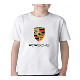 Camiseta Camisa Carro Porsche Infantil