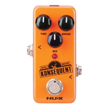 Nux Ndd-2 Konsequent Pedal Delay Para Guitarra Eléctrica