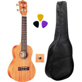 Ukulele Elétrico Shelby Concert Su23m Com Capa E Palhetas