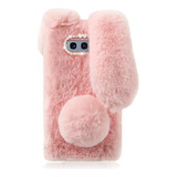 Funda Para Teléfono Móvil Rex Rabbit Plush 10 E, Color Rosa