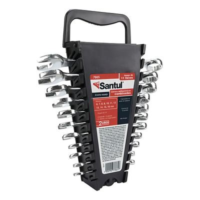 11pzs Llaves Combinadas Santul Milimétricas 6-16mm Acero Color Cromo | MercadoLibre